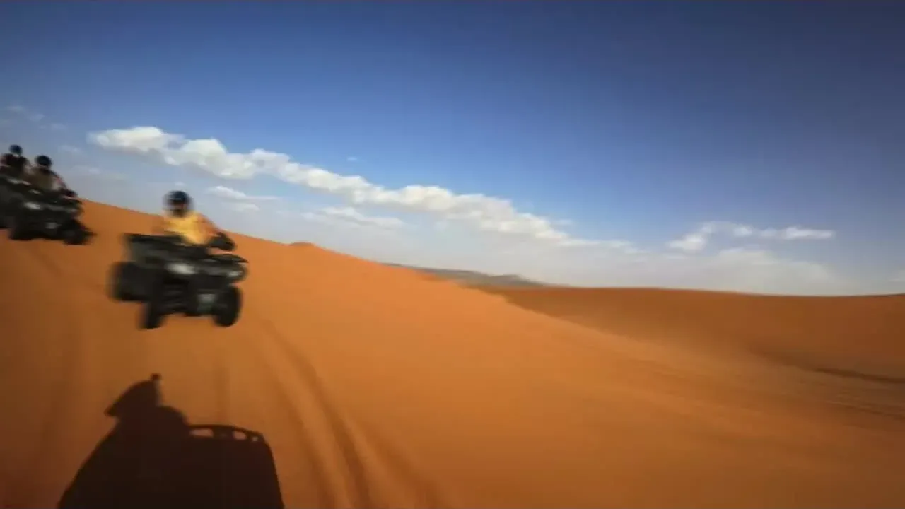 Quad ride through the dunes